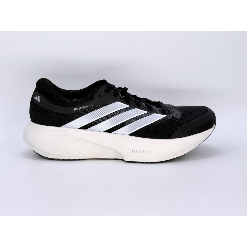 Adidas Supernova Rise 3 M Mens Running Shoes Size 8 Black Silver JQ8502 NEW